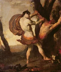 Apollo häutet Marsyas, ca. 1627